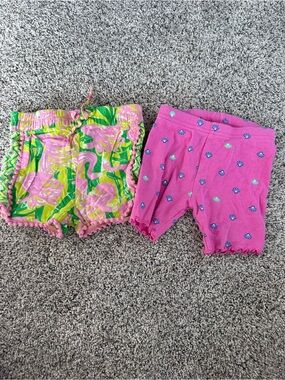 Set of 2 Pink Baby Shorts